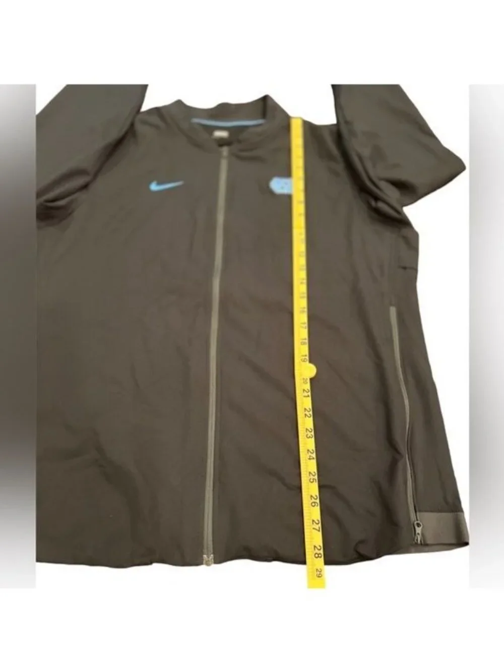 Nike Zip Up University of North Carolina Warm Up Jacket w/ logo Size Large